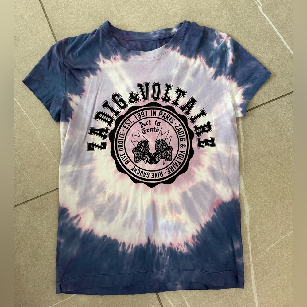 Zaria & Voltaire Tie dye T-shirt